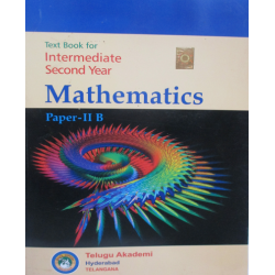 Intermediate Mathematics - II B 2nd Year English Medium Telugu Academy